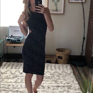 Sparkly top shop dress